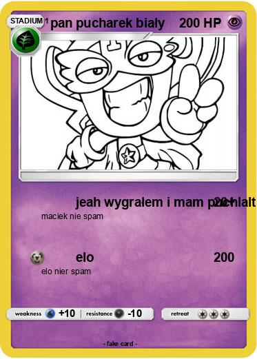 Pokemon pan pucharek biały