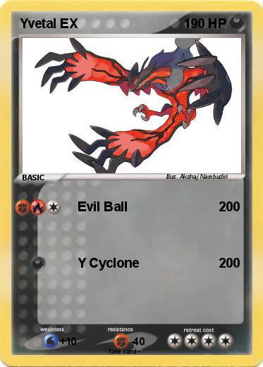 Pokemon Yvetal EX