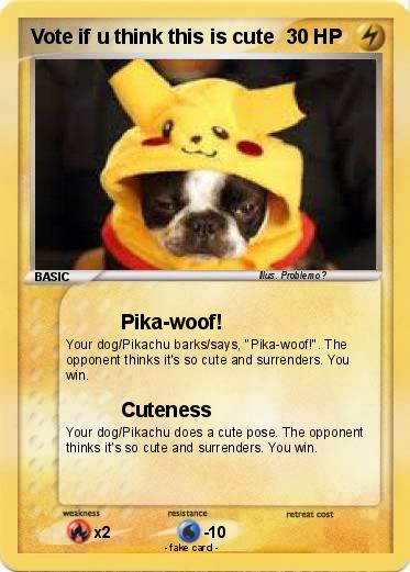 Pokemon Vote if u think this is cute