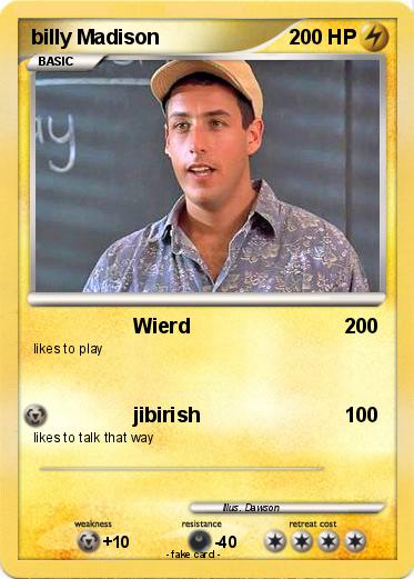 Pokemon billy Madison