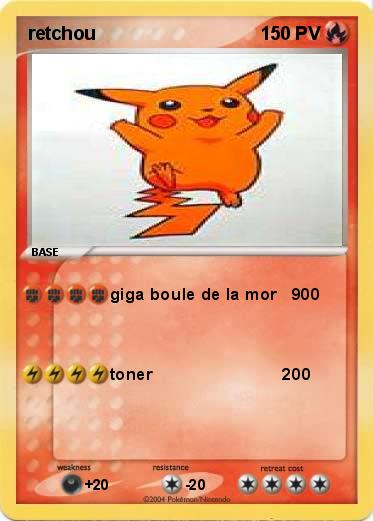 Pokemon retchou