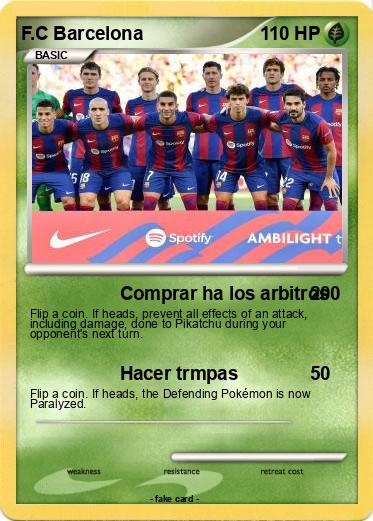 Pokemon F.C Barcelona