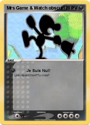 Pokemon Mrs Game & Watch obscur