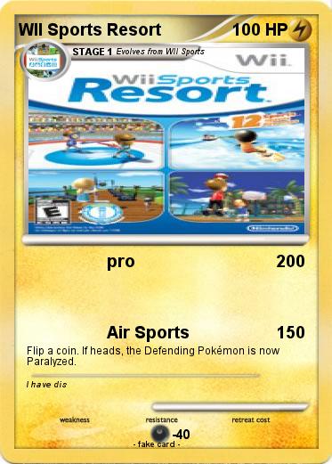 Pokemon WII Sports Resort