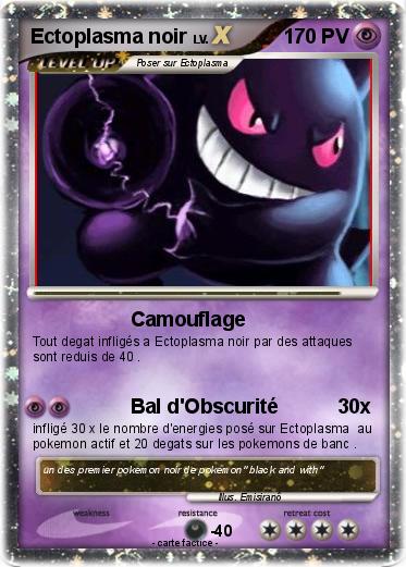 Pokemon Ectoplasma noir