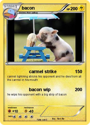 Pokemon bacon