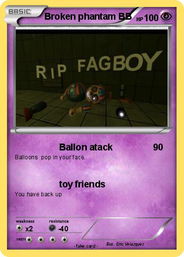 Pokemon Broken phantam BB