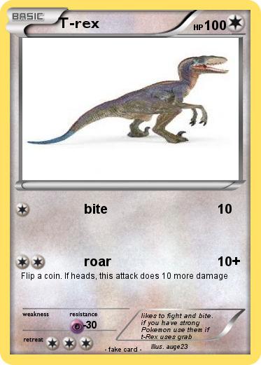 Pokemon T-rex