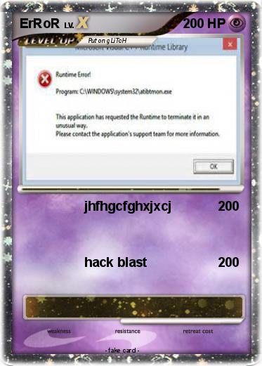 Pokemon ErRoR