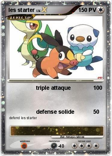 Pokemon les starter