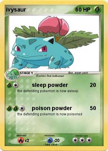 Pokemon ivysaur