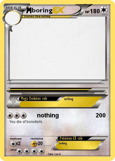 Pokemon boring