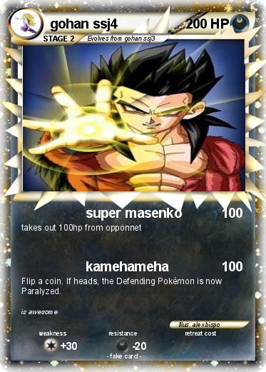 Pokemon gohan ssj4
