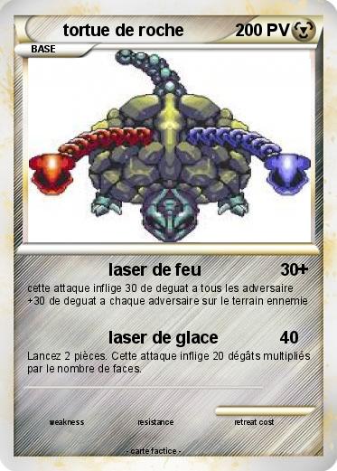 Pokemon tortue de roche