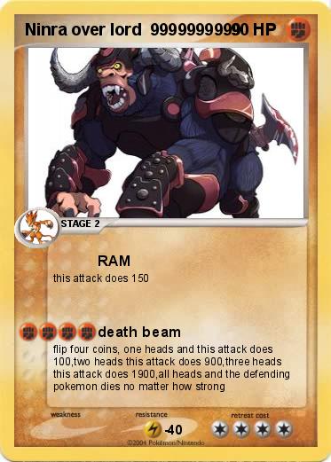 Pokemon Ninra over lord  9999999999