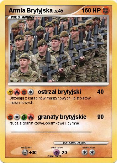 Pokemon Armia Brytyjska
