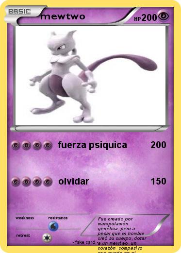 Pokemon mewtwo