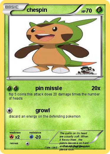 Pokemon chespin