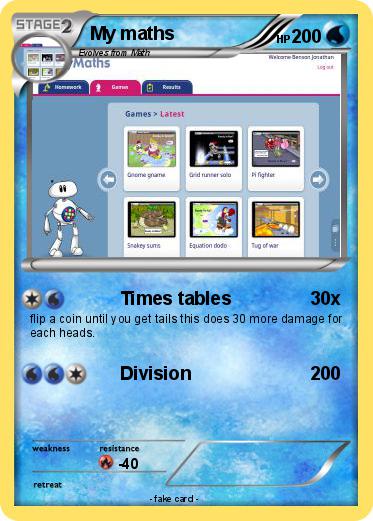 Pokemon My maths