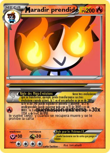 Pokemon aradir prendido