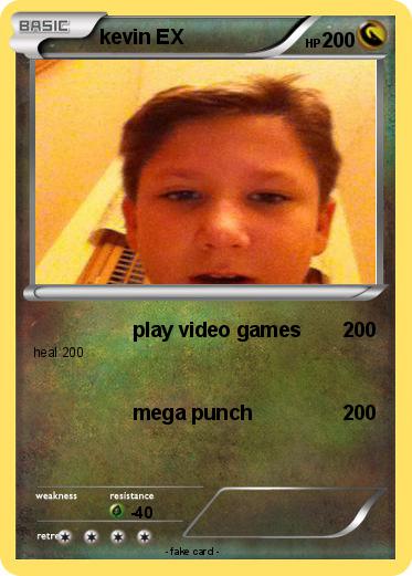 Pokemon kevin EX