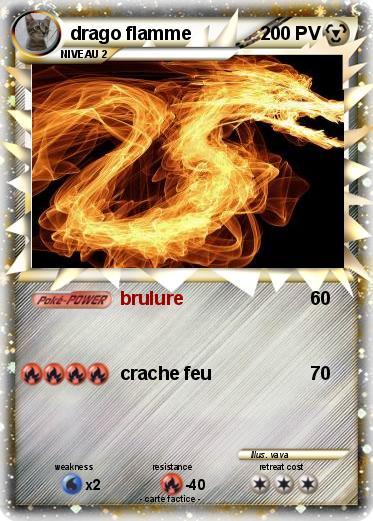 Pokemon drago flamme