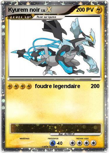 Pokemon Kyurem noir