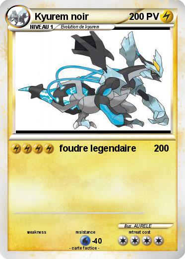 Pokemon Kyurem noir