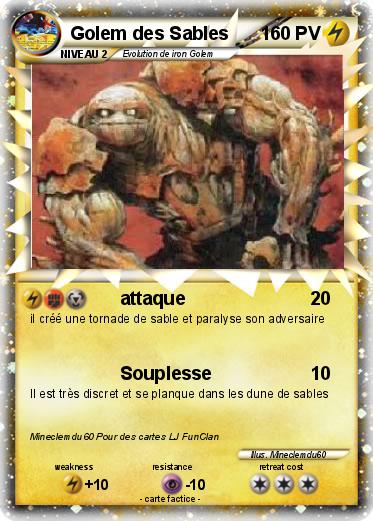 Pokemon Golem des Sables