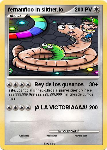 Pokemon fernanfloo in slither.io