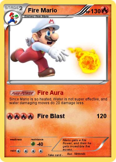 Pokemon Fire Mario