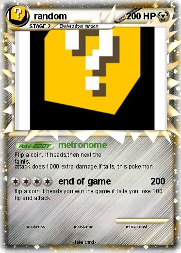 Pokemon random