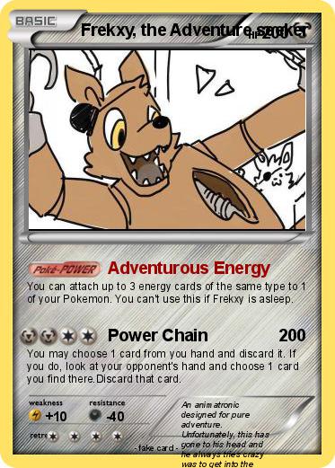 Pokemon Frekxy, the Adventure seeker