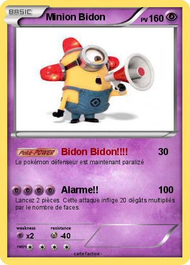 Pokemon Minion Bidon
