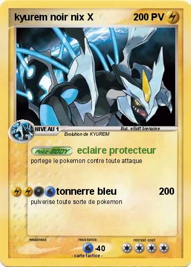 Pokemon kyurem noir nix X