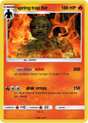 Pokemon spring trap fier