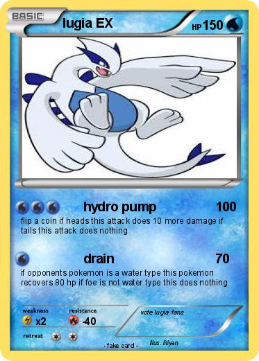 Pokemon lugia EX