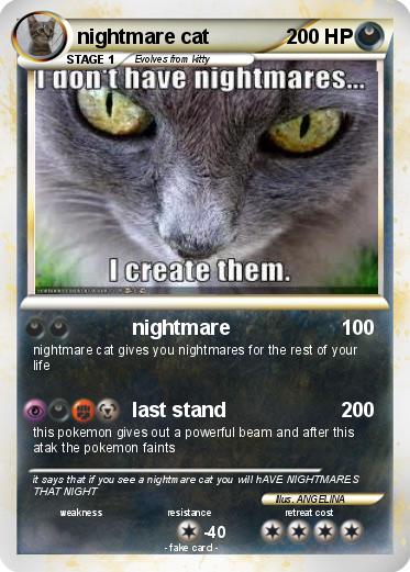 Pokemon nightmare cat