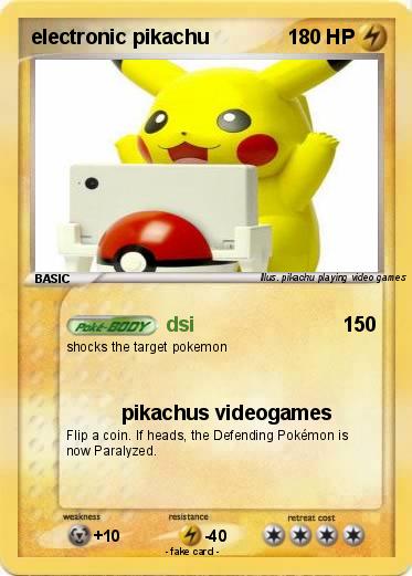 Pokemon electronic pikachu