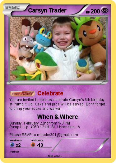 Pokemon Carsyn Trader