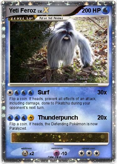 Pokemon Yeti Feroz