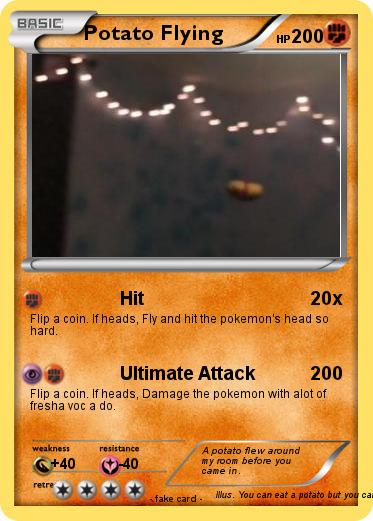 Pokemon Potato Flying