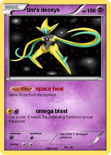 Pokemon tim's deoxys