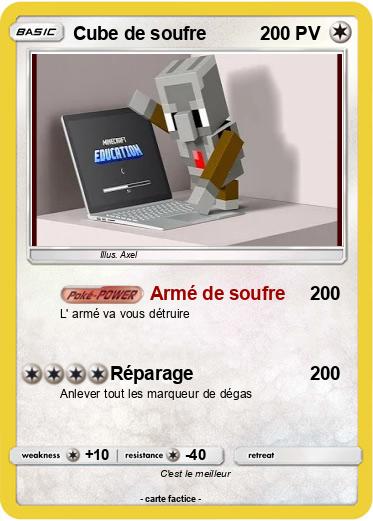 Pokemon Cube de soufre