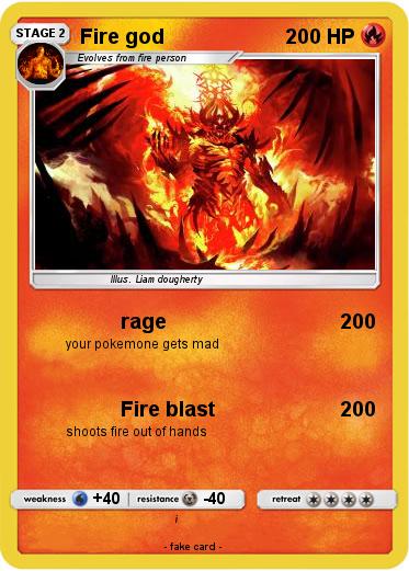 Pokemon Fire god