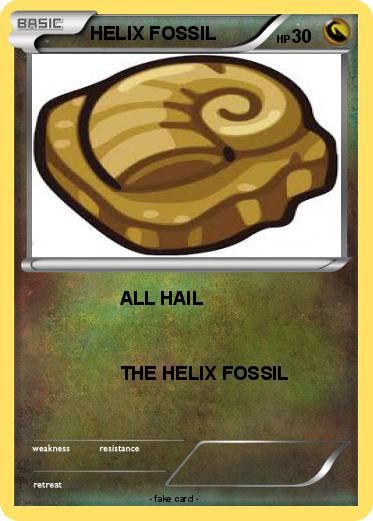 Pokemon HELIX FOSSIL