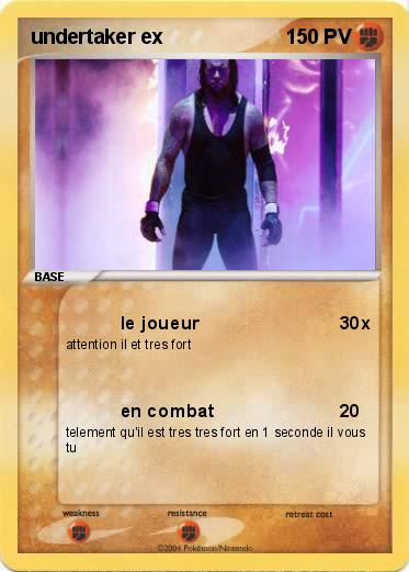 Pokemon undertaker ex