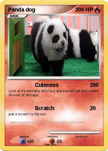 Pokemon Panda dog
