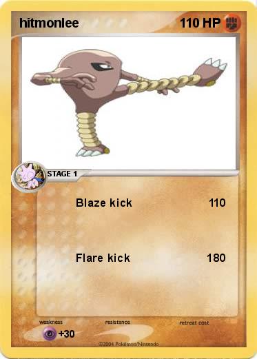 Pokemon hitmonlee