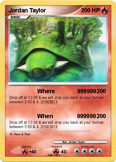 Pokemon Jordan Taylor